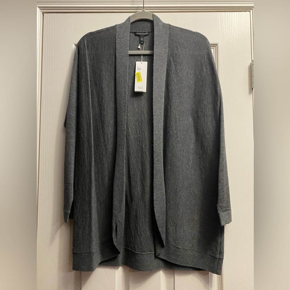 NWT Eileen Fisher Open Cardigan Sz S/P